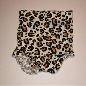 SpearmintLOVE leopard ruffle bloomer